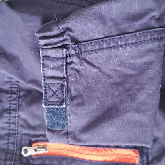 Carter's 100% Cotton Spring Fall Jacket. Sz 24months Navy/ Orange - Picture 11 of 11